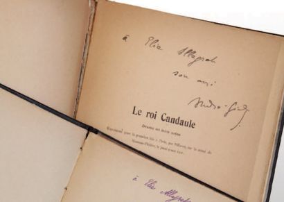 GIDE ANDRÉ. Le roi Candaule, drame en trois actes. Paris, La Revue Blanche, 1901...