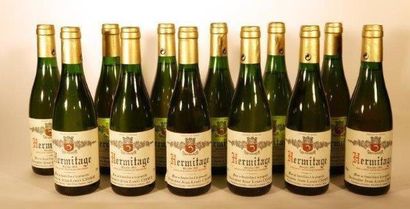 null 12 demi- bouteilles

HERMITAGE Blanc 1993

Jean Louis Chave

(état parfait)...