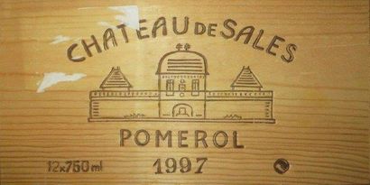 null 12 bouteilles

CHÂTEAU DE SALES 1997

Pessac-Léognan 

Pomerol

(CBO ) état...