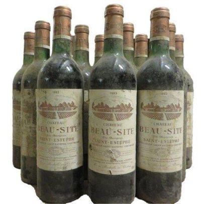 null 12 bouteilles

CHÂTEAU BEAU-SITE 1983

CB Saint-Estèphe 

(H.E ou mieux; e.t.h...