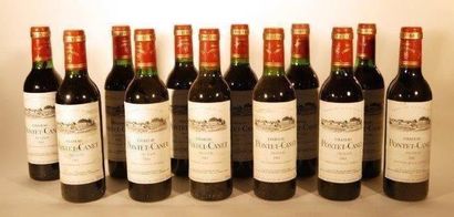 null 24 demi-bouteilles

CHÂTEAU PONTET CANET 1983 

GCC5 Pauillac

(CBO) B.G. ou...