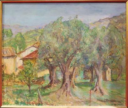 D. AUCTRANI 

Paysage

Huile sur panneau signé en bas à droite

51 x 60 cm

