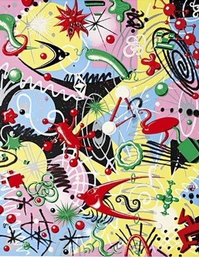 KENNY SCHARF (Américain, né en 1958) 
Grammy, 1997
Lithographie sur papier daté,...