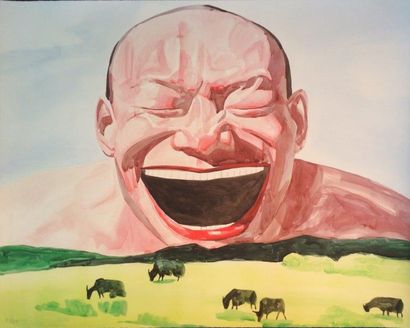 YUE MINJUN ( Chinois, né en 1963) 
Untitled (Smile-ism No.8), 2006
Lithographie en...