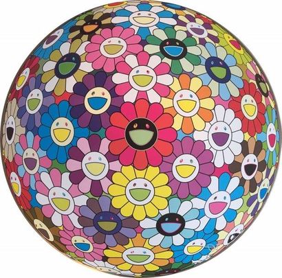 TAKASHI MURAKAMI (Japonais, né en 1962) 
Flowerball Multicolor
Offset lithographie...