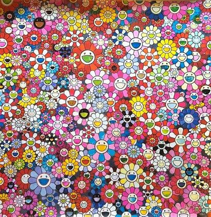 TAKASHI MURAKAMI (Japonais, né en 1962) 
Shangri La, Pink, 2016
Offset lithographie...
