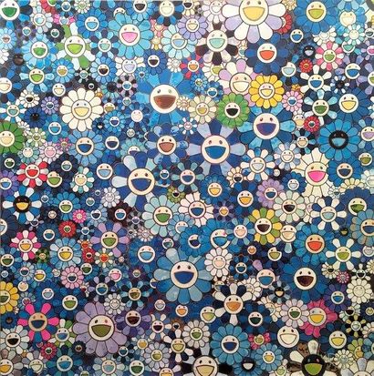 TAKASHI MURAKAMI (Japonais, né en 1962) 
Shangri La,Blue, 2016
Offset lithographie...