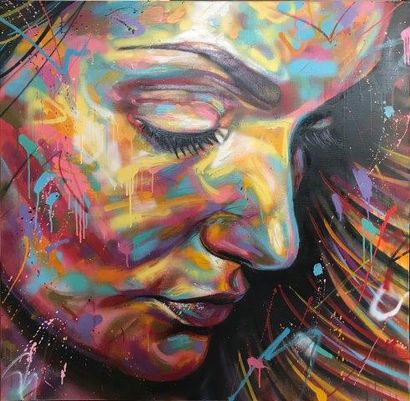 DAVID WALKER Unknown 3, 2013

Peinture aérosol sur toile, signée,

titrée et datée...