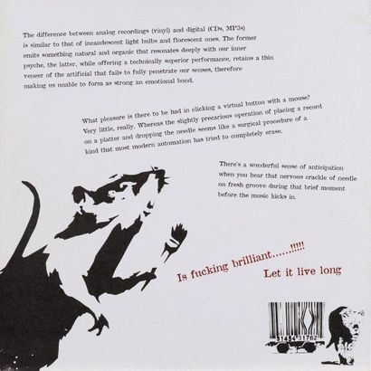 The Banksy Years, 2008 Impression en couleurs sur vinyl, porte le numéro

0512 sur...