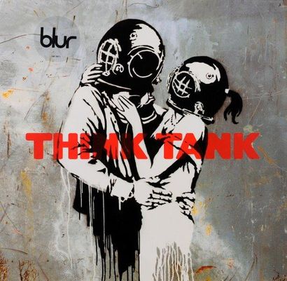 BANKSY (Britannique, né en 1975) Blur-Think Tank

Impression offset sur pochette...