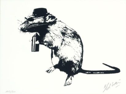 BLEK LE RAT (Français, né en 1952) Le street artiste paraphernalia

Sérigraphie sur...