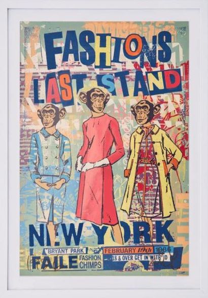 FAILE (Americain, Canadien, fondé en 1999) Fashion's last stand

Acrylique et sérigraphie...