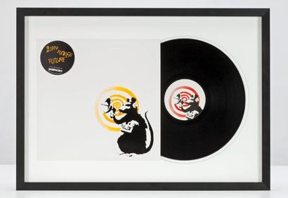 VINYLES BANKSY (Britannique, né en 1975)
Dirty funker- Future ( Radar Rat)
Orange...