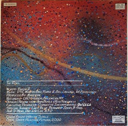 FUTURA 2000 (né en 1955) 

Phase II the Roxy

Impression sur pochette de disque vinyl...