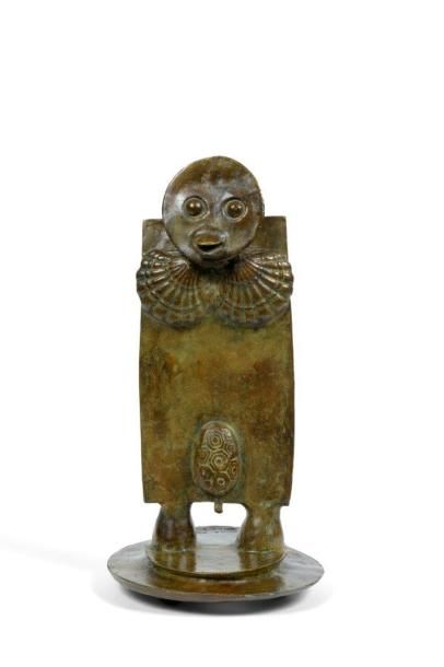 NON PRESENTE -Vente reportée-Juin 2018 Max ERNST (1891-1976) JANUS Sculpture en bronze...