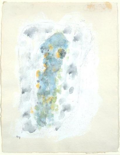 Henri Michaux (1899-1984) SANS TITRE, 1981

Aquarelle sur papier monogrammé en bas...