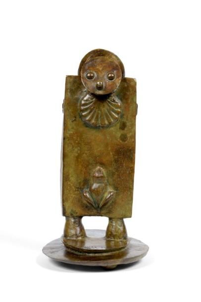 NON PRESENTE -Vente reportée-Juin 2018 Max ERNST (1891-1976) JANUS Sculpture en bronze...