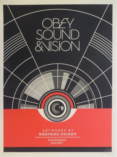 PRINT OBEY 

Obey Sound & Vision, 2012

Sérigraphie sur papier numéroté 204/450 en...