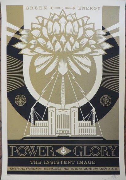 PRINT OBEY 

Power Glory doré, 2014

Sérigraphie en couleurs sur papier daté et signé...