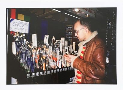 BENHAMOU SERGE Keith Haring, novembre 1990
Tirage cartoline couleurs signé au dos...