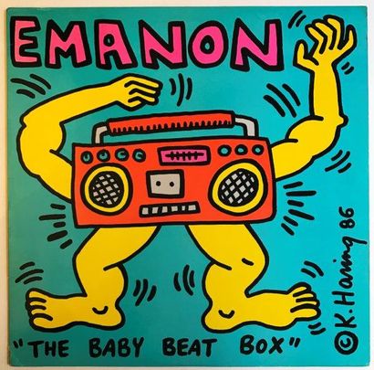 VINYLES Emanon, The baby beat box
Impression sur pochette de disque vinyl portant...