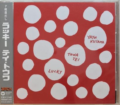 YAYOI KUSAMA ( Japonais, 1929) Towa Tei, Lucky
Impression sur pochette CD et CD
Offset...