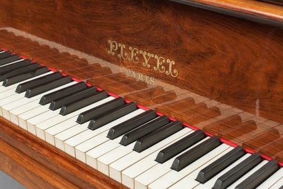 null Piano d’Yves Montand
Piano demi-queue Pleyel, en placage de palissandre, cadre...