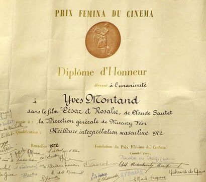 null 1972 - CÉSAR ET ROSALIE de Claude Sautet avec Yves Montand, Romy Schneider et...