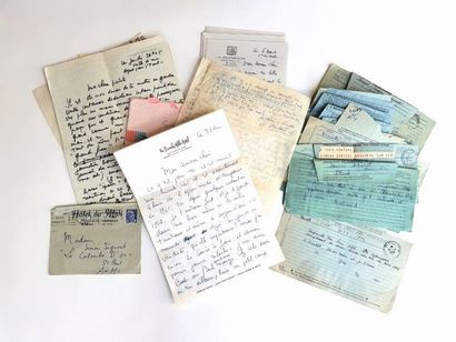 null Yves Montand
Correspondance (lettres et télégrammes) adressée à Simone Signoret...