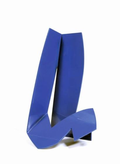 Alain CLEMENT (né en 1941) 

O8J6SE, 2008

Sculpture en acier peint monogrammé

et...
