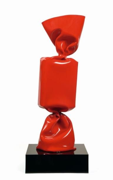 Laurence JENKELL (née en 1965) WRAPPING ROUGE, 2008
Sculpture en altuglas et socle...