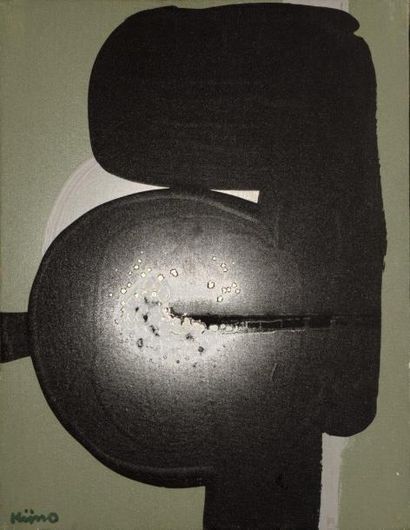Ladislas KIJNO (1921-2012) 

COMPOSITION, 1972

Acrylique sur toile signée en bas...