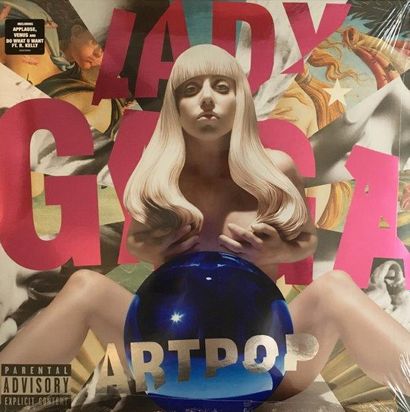 KOONS Jeff (Américain, né en 1955) Lady Gaga- Artpop
Impression sur pochette de disque...