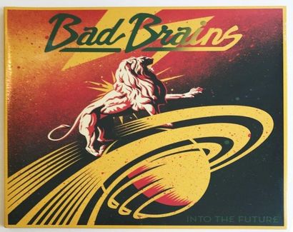 VINYLES Bad Brains - into the future, 2012
Impression sur pochette de disque et disque...