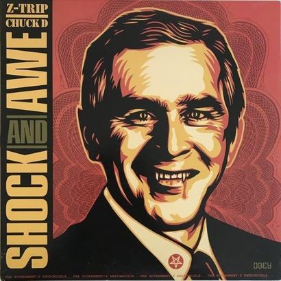 VINYLES Z-Trip/Chuck D- Shock and awe, 2005
Impression sur pochette de disque et...