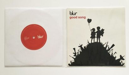 VINYLES Blur- Good song
Impression sur pochette de disque vinyl portant au dos la...