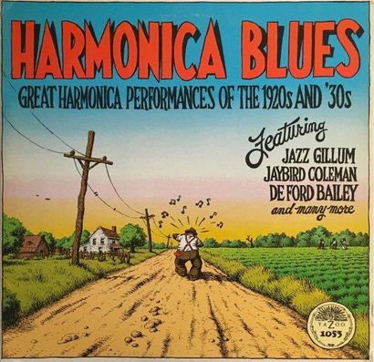 CRUMB Robert (Américain, né en 1943) Harmonica Blues- Cheap thrills- cheap suit serebaders...