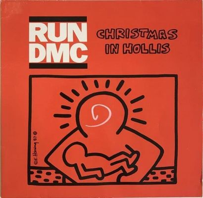 VINYLES Christmas Edition- rouge RUN DMC
Impression sur pochette de disque et disque...