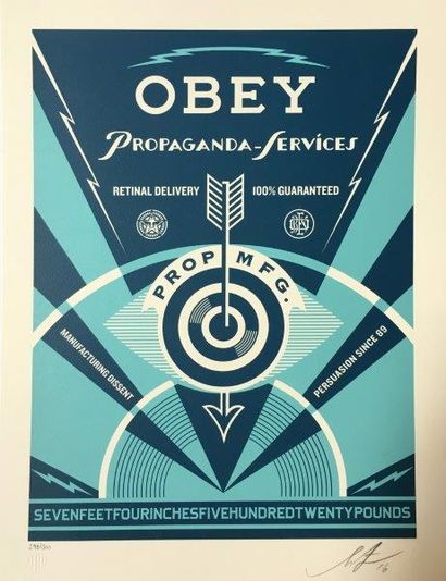 PRINT OBEY 
Child prints- Paint it black et Obey Propagnada Services, 2012
Ensemble...