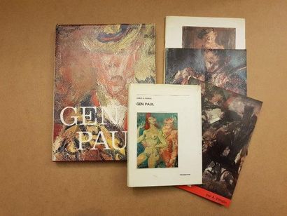 GEN PAUL [3 vol] Catalogue d’exposition, 1987 et 1986 (2), catalogue de vente (1...