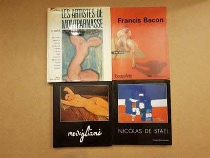 [DIVERS] BACON - STAEL - MODIGLIANI [4 vol] Ensemble de catalogues :
Catalogue les...