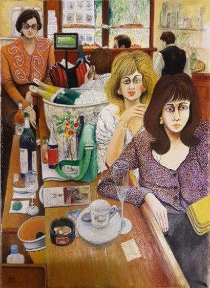 David AZUZ (1942-2017) 

Café Le Select, 1996

Huile sur toile signée en bas à g...