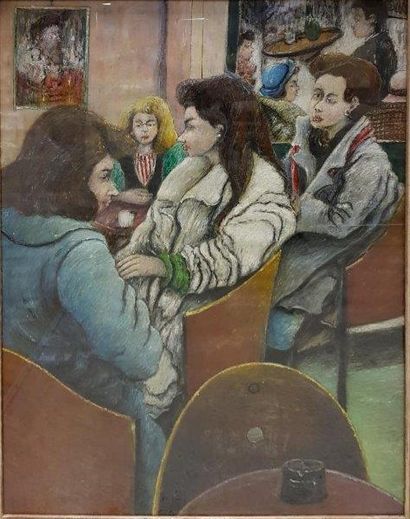 David AZUZ (1942-2017) 

Femme au café

Huile sur papier signé en bas à gauche