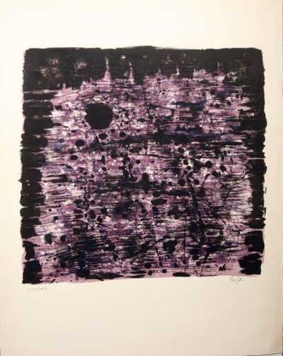 SATO Key (1906-1978) 

Composition 

Lithographie en couleurs sur papier signé en...