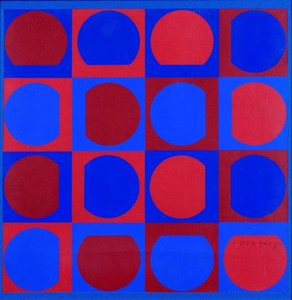 VASARELY Victor (1906-1997) 

Composition géométrique

Sérigraphie en couleurs sur...