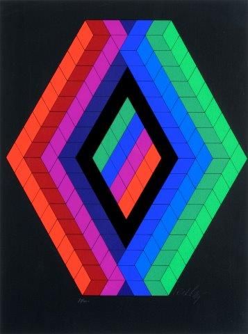 VASARELY Victor (1906-1997) 

Composition géométrique, prisme ( petit)

Sérigraphie...
