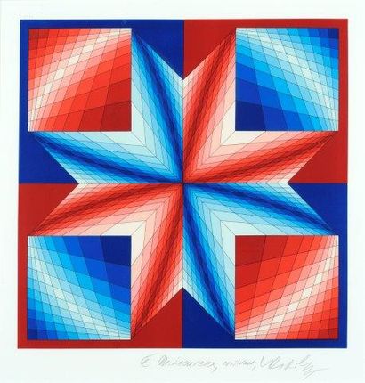 VASARELY Victor (1906-1997) 

Composition

Sérigraphie en couleurs sur papier signé...