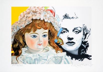 ERRO Gudmundur (né en 1932) 

La poupée de Marylin, 2005

Sérigraphie en couleurs...