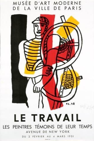 LEGER Fernand (1881-1995) 

Le travail

Lithographie sur papier signé dans la planche,...