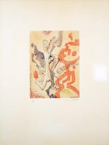 MASSON André (1896-1987) 

Composition

Gravure en couleurs sur papier signé et numéroté...